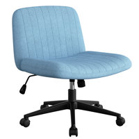 Criss-Cross Office Desk Chair With Wheels by Ebern Designs