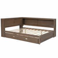 Full Wood Daybed with Storage Shelves by Mercer41
