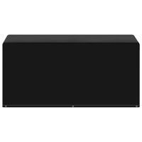 vidaXL Garden Furniture Cover Black Polyethylene 63x31.5x29.5 in by VidaXL