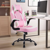 Shelby Series Ergonomic Gaming Chair - Adjustable Gaming Chair, Office Chair With Lumbar and Neck Support, High-back Racing-Style Gaming Chair, Comput by Inbox Zero