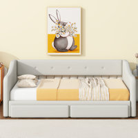 Upholstered Daybed With Extendable Design by Red Barrel Studio