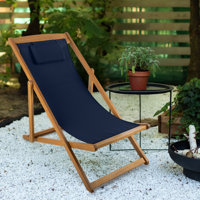 Reclining Beach Lounge Chair by Latitude Run
