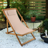 Reclining Beach Lounge Chair