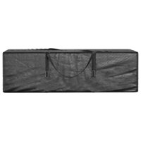 vidaXL Garden Cushion Storage Bag Black Polyethylene