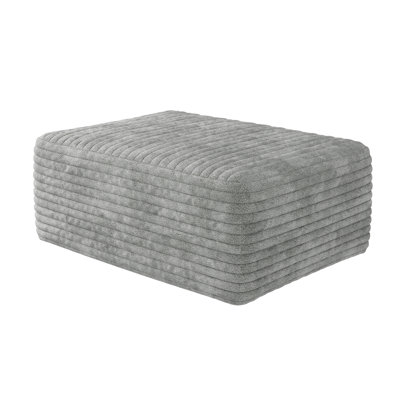 Corduroy ottoman by Latitude Run