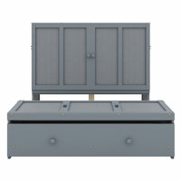 Murphy Bed With USB Port And A Large Drawer by Lark Manor