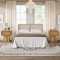 Nightstand Bed Side Table With Drawer by Millwood Pines