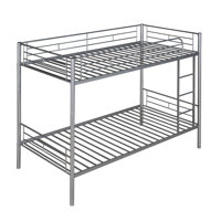 Twin Over Twin Metal Bunk Bed Twin Bed Frame Metal Bed Frame Modern Bed Frame by Isabelle & Max