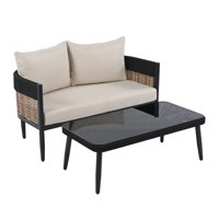 Corrente Bench + Table by Bay Isle Home