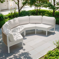 Aluminum Outdoor Patio Sectional by Ebern Designs