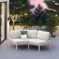 Aluminum Outdoor Patio Sectional by Ebern Designs