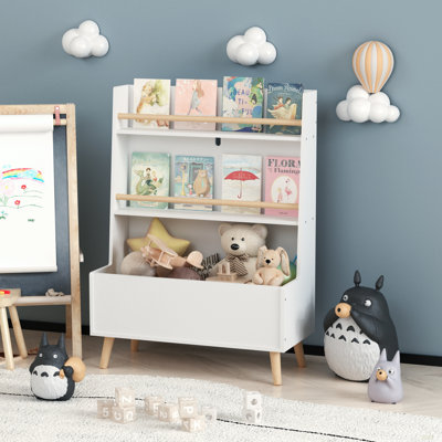 Kids Bookshelf, Book And Magazine Rack, Book Organizer, Toy Storage Cabinet Organizer (Bookshelf) by George Oliver