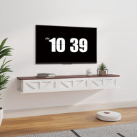 Modern TV Stand with Storage – Farmhouse Entertainment Center for Living Room and Bedroom by Ophelia & Co.