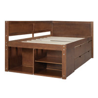 Daybed with Drawers and Shelves by Ebern Designs