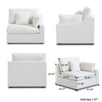 Kyna Linen Blend Slipper Chair by Latitude Run