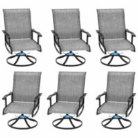 Luxury 6-Piece Swivel Rocking Chair Collection - Ergonomic High Back & Recyclable Materials by Red Barrel Studio