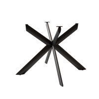 Black Powder - Coated Metal Table Legs Sturdy And Stylish(Just only Table Leg) by George Oliver