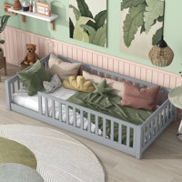 Floor Bed with Fence without Door by Harriet Bee