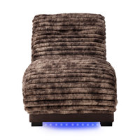 Dominic Java Chaise With Usb by Ivy Bronx