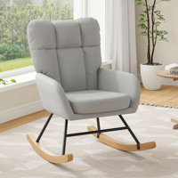 Teddy Fabric Rocking Chair by George Oliver
