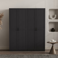 Cornelia Modern Storage Closet with 7 Adjustable Shelves by Manhattan Comfort