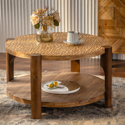 2-tier Round Coffee Table by Foundry Select