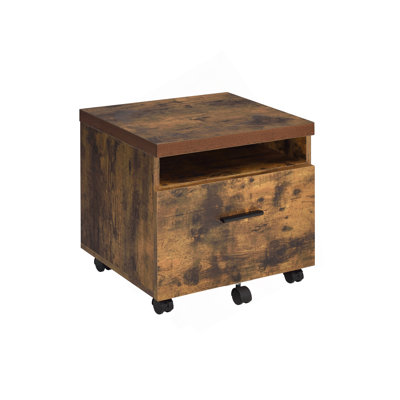 Versatile Wooden File Cabinet With Advanced Design For Efficient Storage by 17 Stories