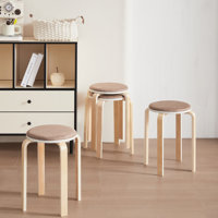 Set of 4 Stackable Stools by George Oliver