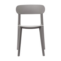 Commercial All-Weather Resin Patio Stack Chair With Contoured Backrest by George Oliver