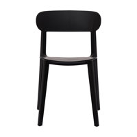 Commercial All-Weather Resin Patio Stack Chair With Contoured Backrest by George Oliver