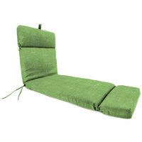 72" x 22" Outdoor Chaise Lounge Cushion with Ties and Loop by Sand & Stable
