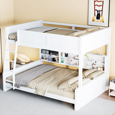 Bunk Bed With Storage Cabinets And USB Ports by Harriet Bee