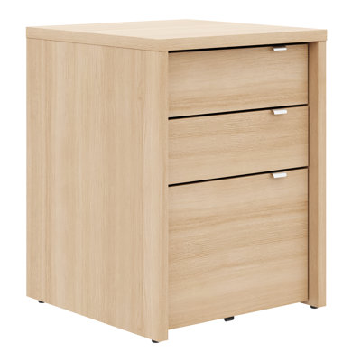 Multi-purpose Storage Office Storage And Filling Cabinet, Natural Blonde Oak by Latitude Run