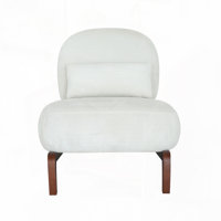 Living Room Furniture Armless Chair Blue Tufted Solid Wood Modern Comfort 1Pc Modular Piece Armless Chair Hidden Storage by Latitude Run