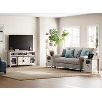 Living Room Set Of High TV Stand And End Table, by Gracie Oaks
