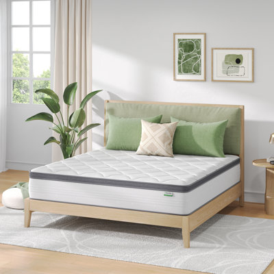 Novilla 3-Zone Design Medium Gel Memory Hybrid Mattress in a box by Novilla