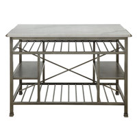 Lanzo Kitchen Island by Latitude Run