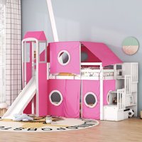 Loft Bed With Tent And Tower by Harper Orchard