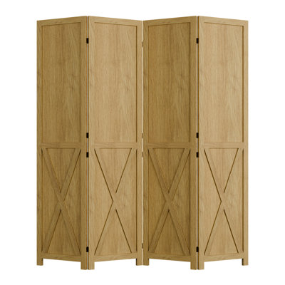 Solid Wood Folding Room Divider