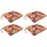 19" x 17" Outdoor Seat Cushion with Ties