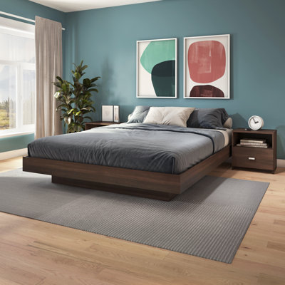 Zen KAPPA Platform Bed + 1 Nightstand