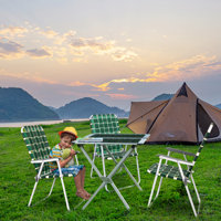 Metal Folding Beach Chair by Arlmont & Co.