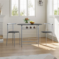 Vasilij 2-Person Four Leg Dinnning Room Set by Ebern Designs