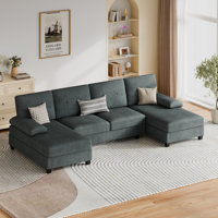 3-Piece Upholstered Sectional for Living Room by Ebern Designs