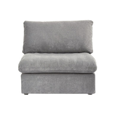 Linen Blend Slipper Chair by Ebern Designs