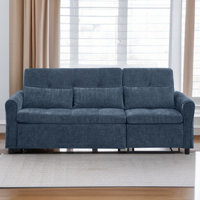81.9" Convertible Sofa With Recliner by Latitude Run