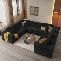Nathasa No Assembly Required Upholstered Sectional, Free Combination Sofa For Living Room, Home Theater by Ivy Bronx