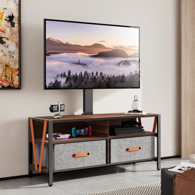 Tv Stand With Two Drawers, Fabric, Suitable For 37-65-inch Tv by 17 Stories