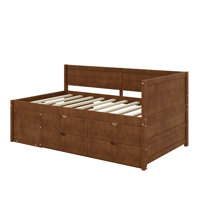 Daybed With Drawers And Shelves by Latitude Run