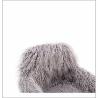 Modern Faux Fur home office chair, fluffy chair by Mercer41